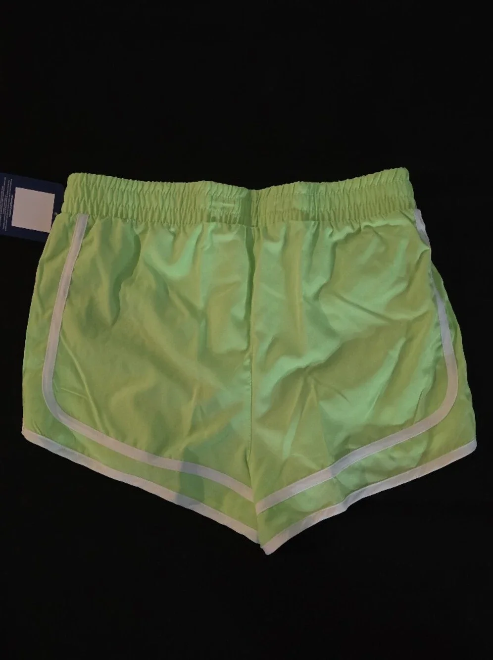 Champion Sizzling Mint Green Athletic Shorts with White Trim Girls XL